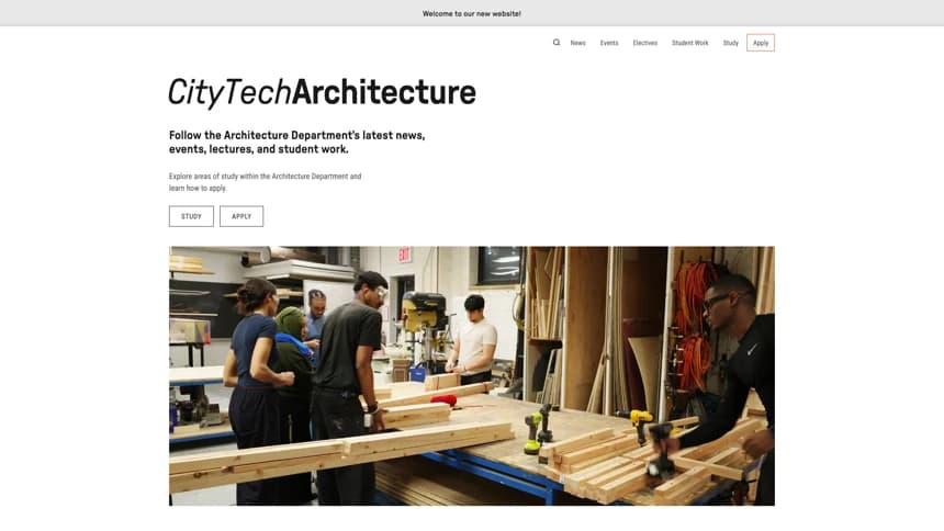 City Tech Architecture website thumbnail